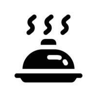 food tray icon. glyph icon for your website, mobile, presentation, and logo design. vector