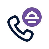 call order icon. glyph icon for your website, mobile, presentation, and logo design. vector