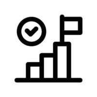 step icon. line icon for your website, mobile, presentation, and logo design. vector