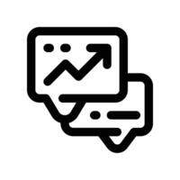message icon. line icon for your website, mobile, presentation, and logo design. vector