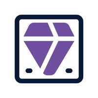 quality icon. dual tone icon for your website, mobile, presentation, and logo design. vector
