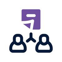 data collection icon. dual tone icon for your website, mobile, presentation, and logo design. vector