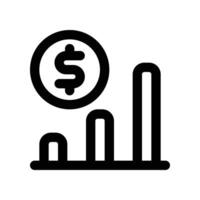 statistic icon. line icon for your website, mobile, presentation, and logo design. vector