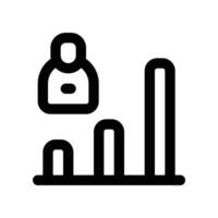 progress icon. line icon for your website, mobile, presentation, and logo design. vector