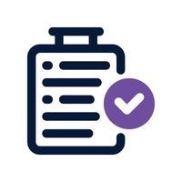 wishlist icon. dual tone icon for your website, mobile, presentation, and logo design. vector
