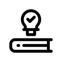 education icon. line icon for your website, mobile, presentation, and logo design. vector