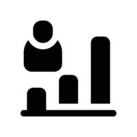 progress icon. glyph icon for your website, mobile, presentation, and logo design. vector