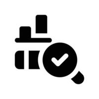 search icon. glyph icon for your website, mobile, presentation, and logo design. vector