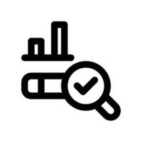 search icon. line icon for your website, mobile, presentation, and logo design. vector