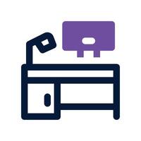 workspace icon. dual tone icon for your website, mobile, presentation, and logo design. vector