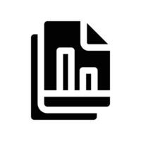 analysis icon. glyph icon for your website, mobile, presentation, and logo design. vector
