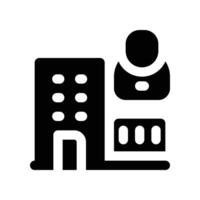 businessman icon. glyph icon for your website, mobile, presentation, and logo design. vector