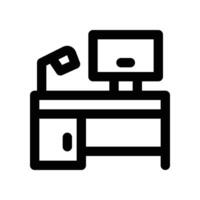 workspace icon. line icon for your website, mobile, presentation, and logo design. vector