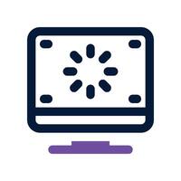 loading icon. dual tone icon for your website, mobile, presentation, and logo design. vector