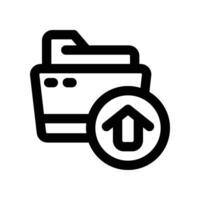 upload icon. line icon for your website, mobile, presentation, and logo design. vector