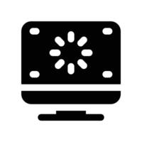 loading icon. glyph icon for your website, mobile, presentation, and logo design. vector