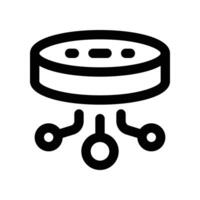 big data icon. line icon for your website, mobile, presentation, and logo design. vector