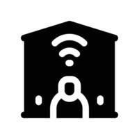 work from home icon. glyph icon for your website, mobile, presentation, and logo design. vector