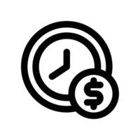 working hours icon. line icon for your website, mobile, presentation, and logo design. vector