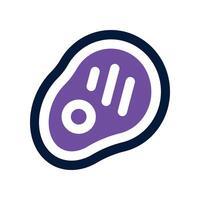 steak icon. glyph icon for your website, mobile, presentation, and logo design. vector