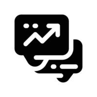 message icon. glyph icon for your website, mobile, presentation, and logo design. vector