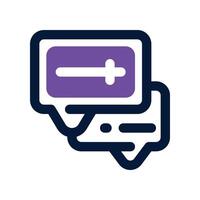 ads icon. dual tone icon for your website, mobile, presentation, and logo design. vector