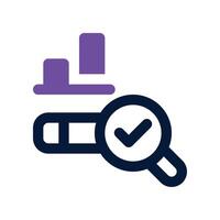 search icon. dual tone icon for your website, mobile, presentation, and logo design. vector