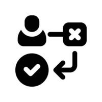 workflow icon. glyph icon for your website, mobile, presentation, and logo design. vector