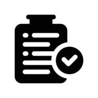 wishlist icon. glyph icon for your website, mobile, presentation, and logo design. vector