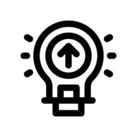 idea icon. line icon for your website, mobile, presentation, and logo design. vector