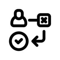 workflow icon. line icon for your website, mobile, presentation, and logo design. vector