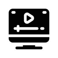 player icon. glyph icon for your website, mobile, presentation, and logo design. vector