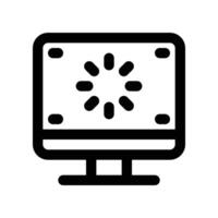 loading icon. line icon for your website, mobile, presentation, and logo design. vector