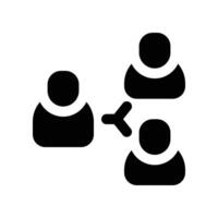 leader icon. glyph icon for your website, mobile, presentation, and logo design. vector