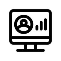 dashboard icon. line icon for your website, mobile, presentation, and logo design. vector