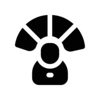 performance icon. glyph icon for your website, mobile, presentation, and logo design. vector