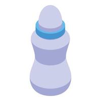 Roll on deodorant bottle maintaining personal hygiene vector