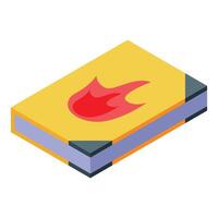 Book is burning, symbolizing censorship and the suppression of ideas vector
