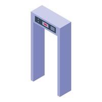 Metal detector gate scanning for weapons and protecting from attack vector