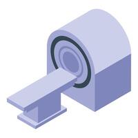 Magnetic resonance imaging scanner representing medical examination vector