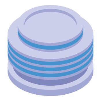 moderno redondo conformado edificio es representando innovador arquitectura vector