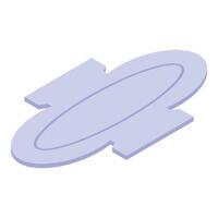 Sanitary pad icon, isometric style vector