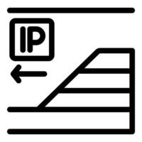 Ip address going up on a graph indicating growth vector
