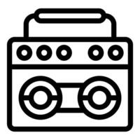 Amplifier icon representing audio equipment for sound enhancement vector
