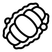 Simple vector icon of a traditional japanese dish