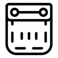 Audio cassette tape is storing music data in analog form vector