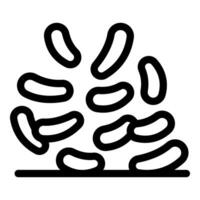 Bacteria and virus are multiplying on a surface vector