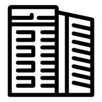 Data center server room hosting showing cloud computing concept vector