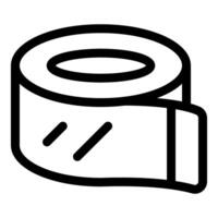 Roll of adhesive tape providing secure packaging solution vector