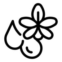 Flower essential oil being extracted using steam distillation process vector